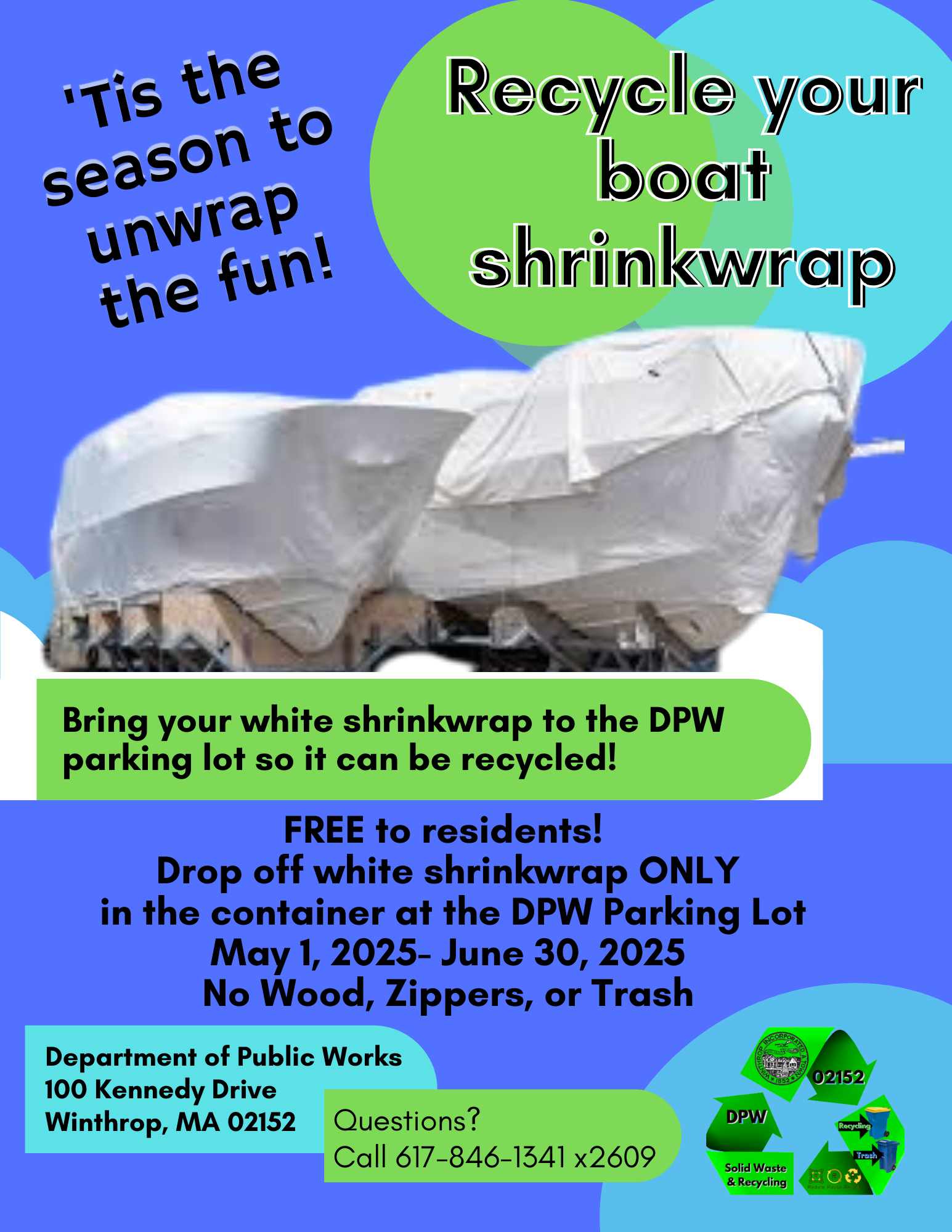2025 Boat Shrinkwrap and Recovery